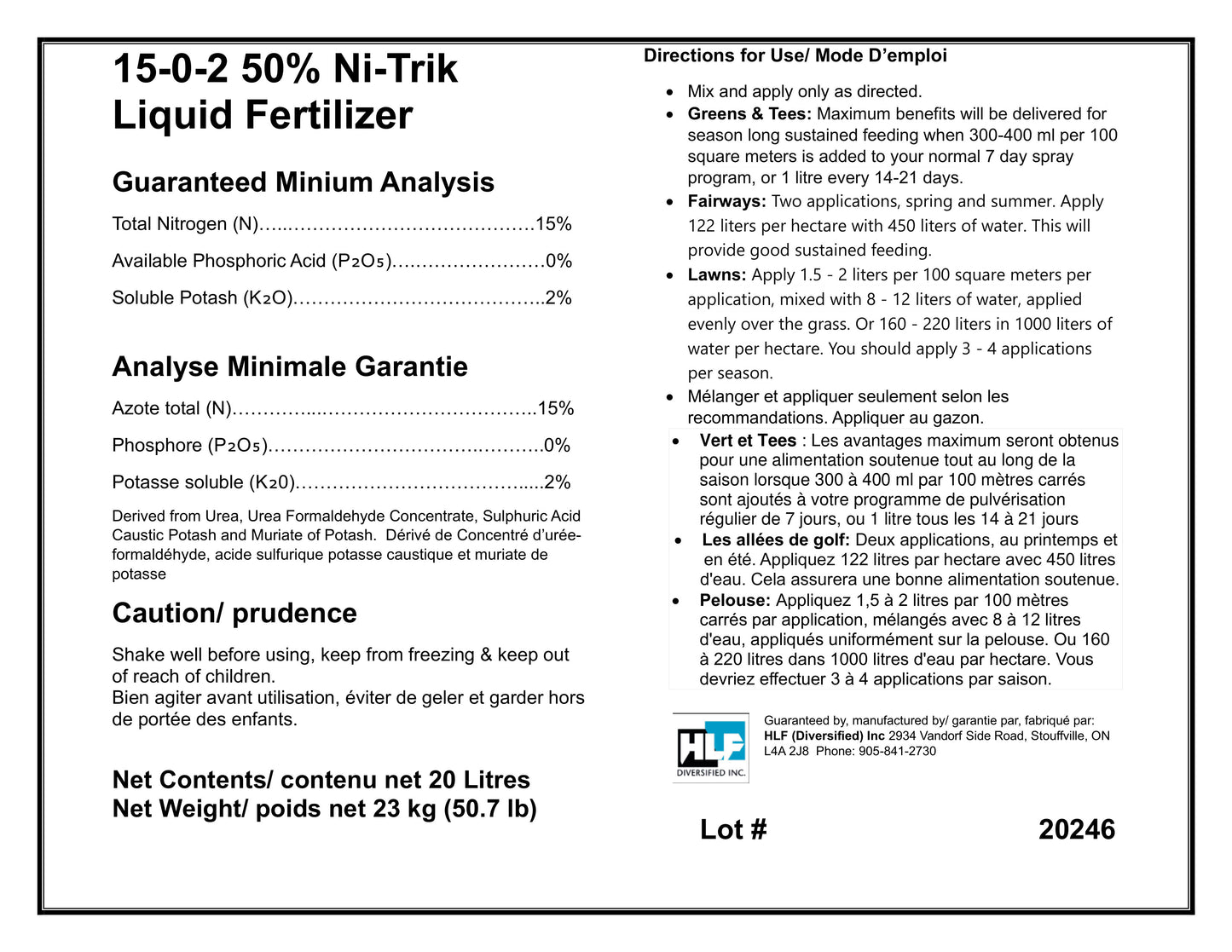 08 FERT:15-0-2-50